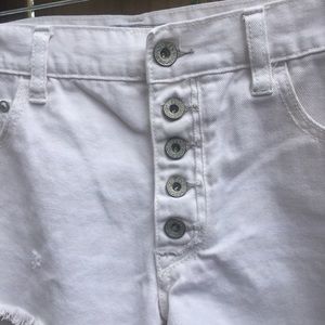 Free People Shorts - Free People white denim cutoff shorts Free People Shorts - Free People white denim cutoff shorts